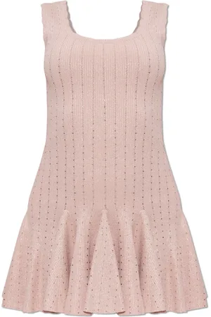 LOVESHACKFANCY Kleedjes, Dames, Roze, M, Polyester, Maryanne Jurk