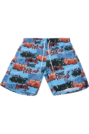 Sundek Badkleding, Heren, Veelkleurig, XL, Polyester, Heren Zwemshorts met Vetersluiting
