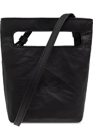 Y-3 Tassen, unisex, Zwart, ONE Size, Leer, Schoudertas met Logo