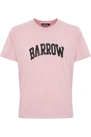 BARROW Tops, Heren, Roze, M, Jersey T-shirt 256 Lotto Stijl