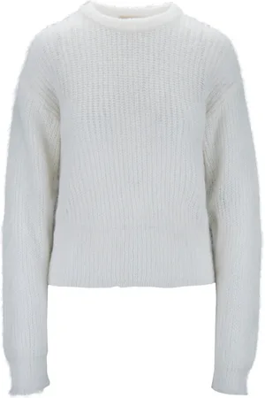 ANIYE BY Truien, Dames, Wit, M, Wol, Kanten Rug Dames Trui