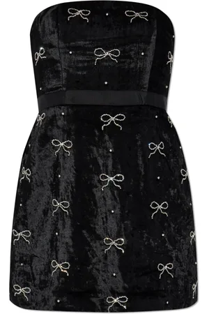LOVESHACKFANCY Kleedjes, Dames, Zwart, 2Xs, Polyester, Jurk Rinwell