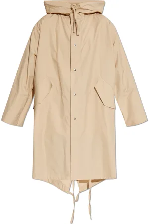 Jil Sander Mantels, Dames, , M, Katoen, Katoenen Parka met Capuchon