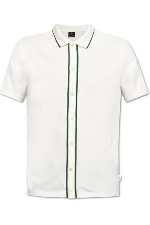 Paul Smith Overhemden, Heren, Wit, S, Katoen, Katoenen overhemd