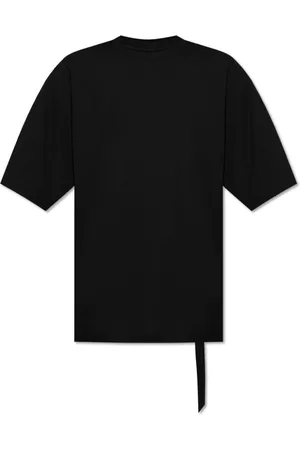 Rick Owens Tops, Heren, Zwart, M, Katoen, T-shirt Jumbo SS T