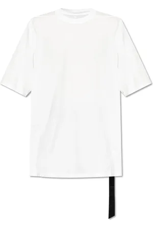 Rick Owens Tops, Heren, Wit, XL, Katoen, T-shirt Jumbo SS T