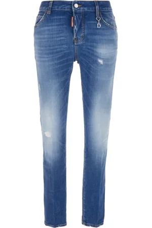 Dsquared2 Jeans, Dames, Blauw, 3Xs, Denim, Klassieke denim jeans voor dagelijks gebruik