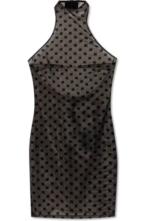 MISBHV Kleedjes, Dames, Zwart, M, Jurk met monogram
