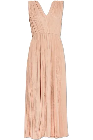 FORTE FORTE Kleedjes, Dames, Roze, XS, Polyester, Geplooide Jurk
