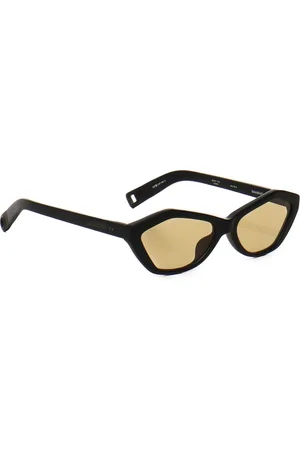 Jacquemus Accessoires, unisex, Zwart, ONE Size, Geometrische Zwarte Zonnebril met UV-bescherming