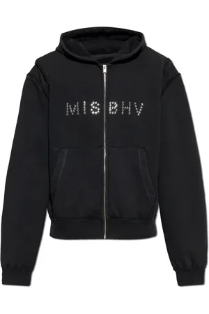 MISBHV Sweatshirts & Hoodies, Heren, Zwart, M, Katoen, Sweatshirt met logo
