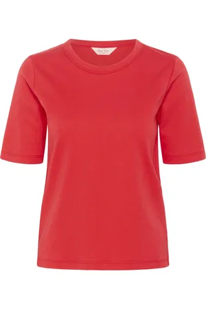 Part Two Tops, Dames, Rood, S, Katoen, Klassiek T-shirt Bittersweet