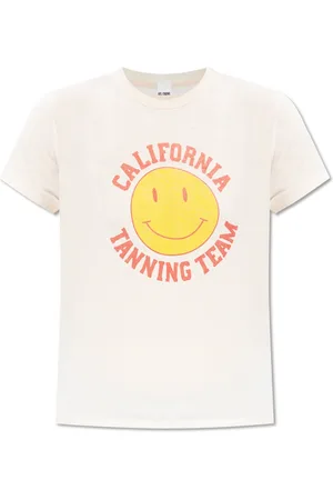 RE/DONE Tops, Dames, , L, Katoen, Bedrukt T-shirt