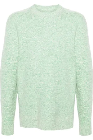 Jil Sander Truien, Heren, Groen, L, Casual Gebreide Trui