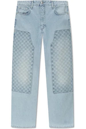 MISBHV Jeans, Dames, Blauw, W28, Katoen, Straight leg jeans