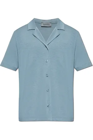 Hanro Overhemden, Heren, Blauw, 2Xl, Shirt Casuals