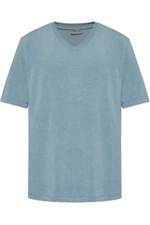 Hanro Tops, Heren, Blauw, M, T-shirt 