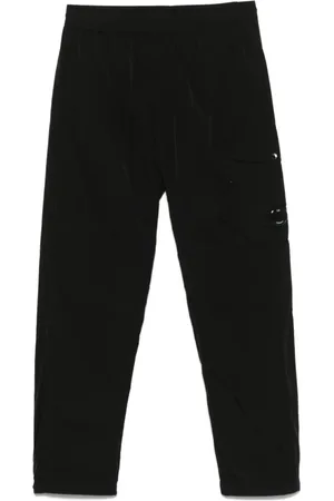 C.P. Company Broeken, Heren, Zwart, M, Cargo Broek in Zwart