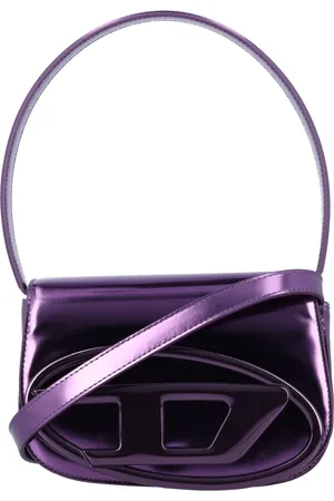 Diesel Tassen, Dames, Paars, ONE Size, Leer, Ultraviolet Handtas 1DR Schoudertas