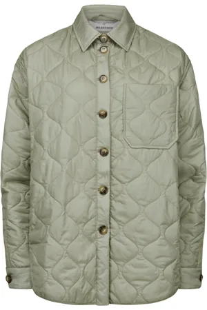 Milestone Jassen, Dames, Groen, XL, Golf Gestikt Oversized Shirt