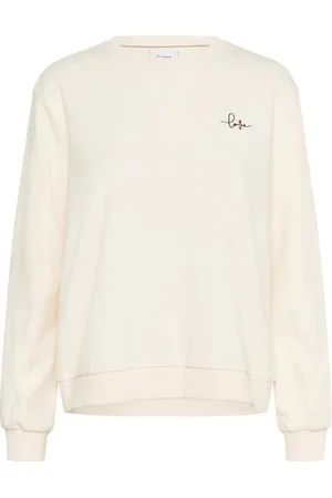 Saint Tropez Sweatshirts & Hoodies, Dames, , L, Geborduurde Sweatshirt Ice