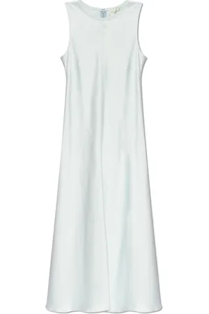 FORTE FORTE Kleedjes, Dames, Blauw, L, Satijn, Satijnen Jurk