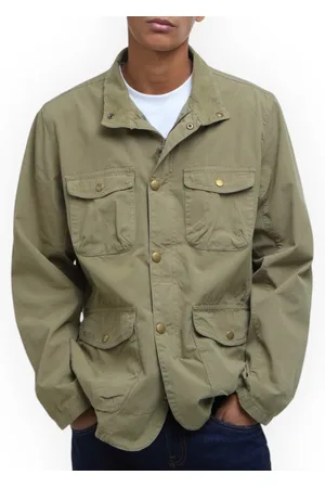 Barbour Jassen, Heren, Groen, M, Casual jas voor mannen
