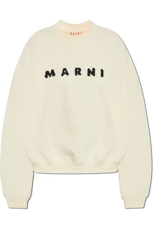 Marni Sweatshirts & Hoodies, Dames, , XS, Katoen, Sweatshirt met logo