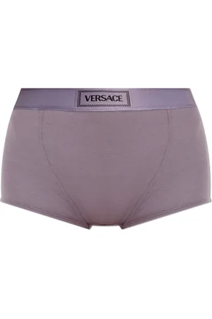 VERSACE Ondergoed, Dames, Paars, M, Katoen, Katoenen boxershorts