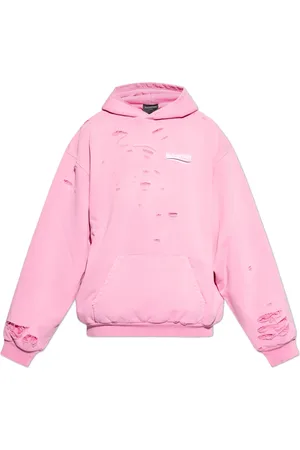 Balenciaga Sweatshirts & Hoodies, Heren, Roze, M, Katoen, Hoodie
