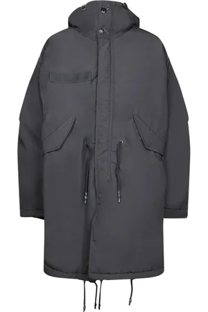 JUNYA WATANABE Mantels, Heren, Zwart, S, Zwarte Hooded Urban Jas