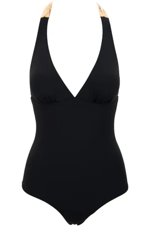 ALVIERO MARTINI 1A CLASSE Badkleding, Dames, Zwart, M, Polyester, Elegant Badpak met Kant