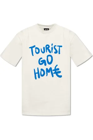 44 Label Group Tops, Heren, Grijs, XL, Katoen, Katoenen T-shirt