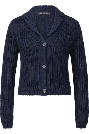 Iris von Arnim Truien, Dames, Blauw, L, Luxe Gebreide Vest