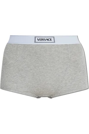VERSACE Ondergoed, Dames, Grijs, M, Katoen, Katoenen boxershorts