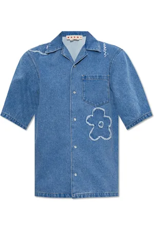 Marni Blouses & Shirts, Dames, Blauw, XS, Denim, Denim Overhemd