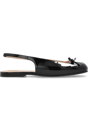 NODALETO Schoenen, Dames, Zwart, 36 EU, Leer, Leren balletflats