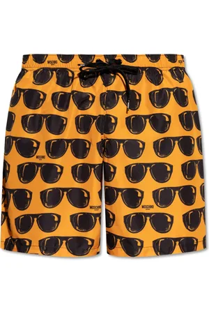 Moschino Badkleding, Heren, Oranje, L, Polyester, Zwembroek
