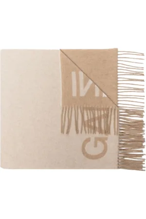 Ganni Accessoires, Dames, , ONE Size, Wol, Wollige sjaal met franjes