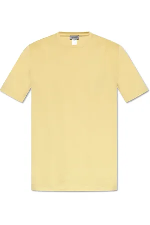 Hanro Tops, Heren, Geel, 2Xl, Katoen, T-shirt Living