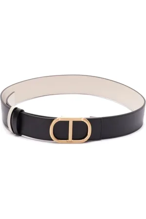 Twin-Set Accessoires, Dames, Zwart, L, Zwart Logo-Gesp Riem Verstelbare Pasvorm