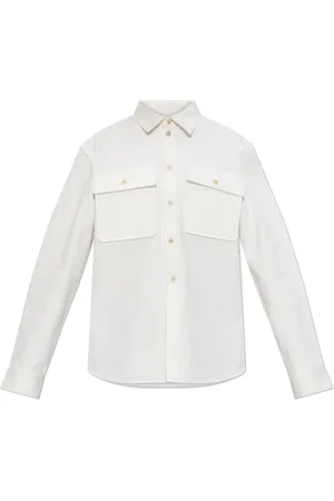 Jil Sander Blouses & Shirts, Dames, Wit, S, Denim, Denim Overhemd