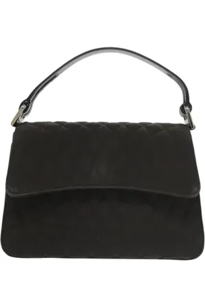 Bally Pre-owned, Dames, Bruin, ONE Size, Nylon, Pre-owned Nylon handbags