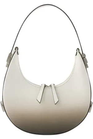 OSOI Tassen, Dames, Wit, ONE Size, Katoen, Leather handbags