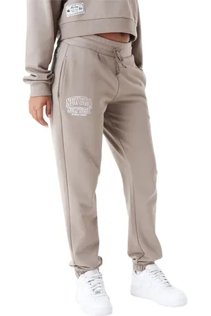New Era Broeken, Dames, , S, Pastel Brown Arch Workmark Joggers