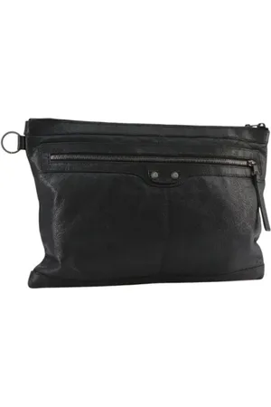 Balenciaga Pre-owned, Dames, Zwart, ONE Size, Leer, Pre-owned Leather clutches