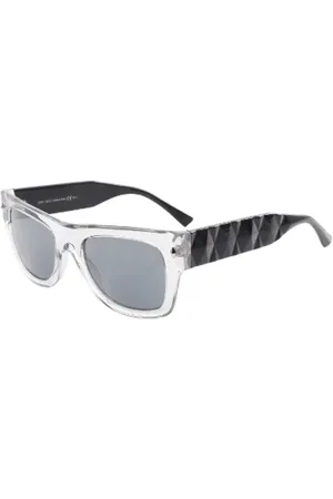 Jimmy Choo Pre-owned, Dames, Wit, ONE Size, Pre-owned Plastic sunglasses