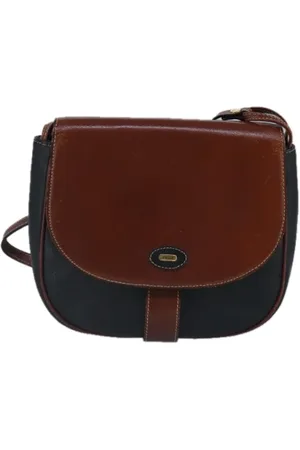 Bally Pre-owned, Dames, Veelkleurig, ONE Size, Leer, Tweedehands leren schoudertassen