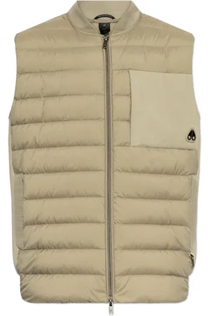 Moose Knuckles Jassen, Heren, , L, Katoen, Vest met gewatteerde voorkant