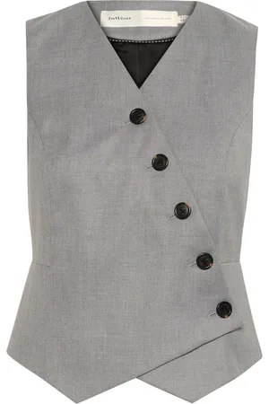INWEAR Jassen, Dames, Grijs, XL, Stijlvolle Vest Salt N Peppe